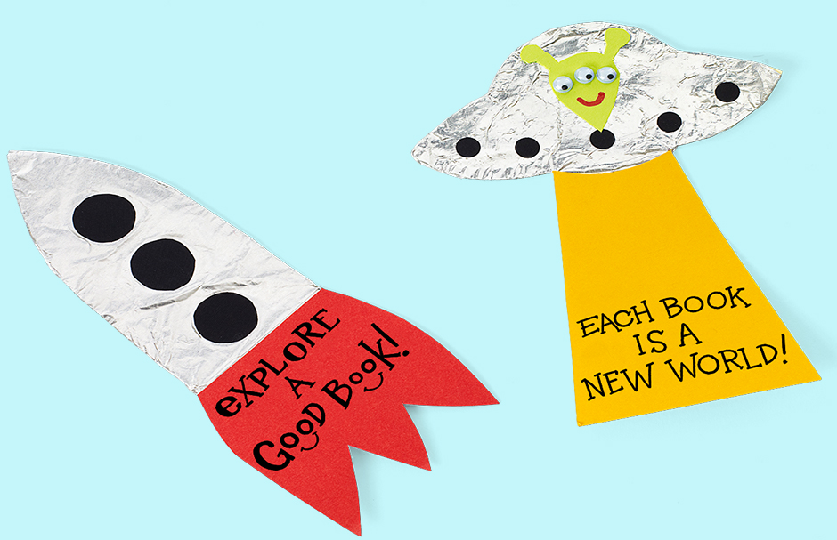 Spaceship Bookmarks