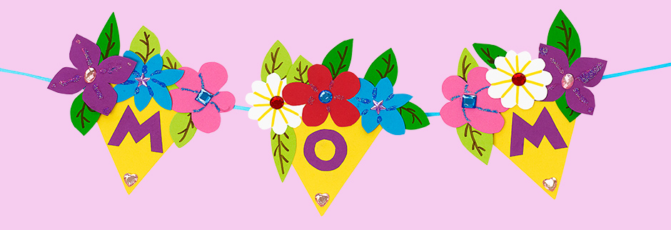 Bouquet Banner for Mom